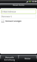 HTC Desire - E-Mail - Konto einrichten - 1 / 1