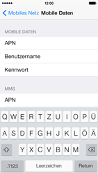 Apple iPhone 5c - Internet - Manuelle Konfiguration - 7 / 10