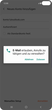 Samsung Galaxy S10 Plus - E-Mail - Konto einrichten (outlook) - 10 / 16