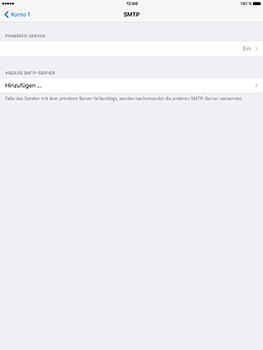 Apple iPad Mini 4 - E-Mail - Konto einrichten - 2 / 2