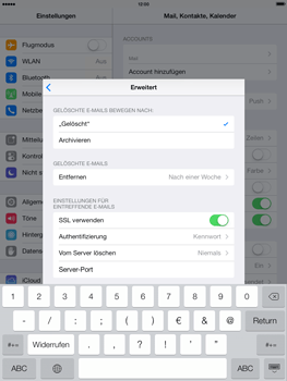Apple iPad Air - E-Mail - Konto einrichten - 22 / 26