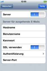 Apple iPhone 3G - E-Mail - Konto einrichten - 2 / 2
