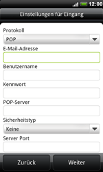 HTC Desire S - E-Mail - Konto einrichten - 2 / 2