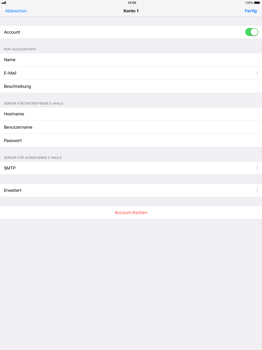 Apple iPad Pro 12.9 inch - E-Mail - Konto einrichten - 2 / 2