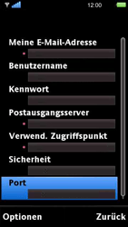 Sony Ericsson U5i Vivaz - E-Mail - Konto einrichten - 2 / 2