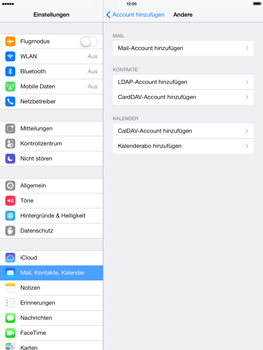 Apple iPad Air - E-Mail - Konto einrichten - 6 / 27