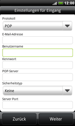 HTC Desire - E-Mail - Konto einrichten - 1 / 1