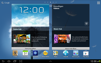 Samsung Galaxy Note 10-1 - Internet - Manuelle Konfiguration - 1 / 22