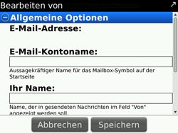 BlackBerry Bold - E-Mail - Konto einrichten - 0 / 0