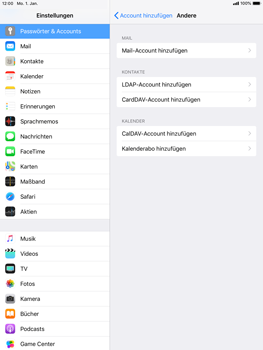 Apple iPad Pro 9.7 inch - E-Mail - Konto einrichten - 6 / 27