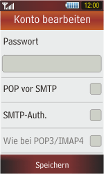 Samsung Star - E-Mail - Konto einrichten - 1 / 1