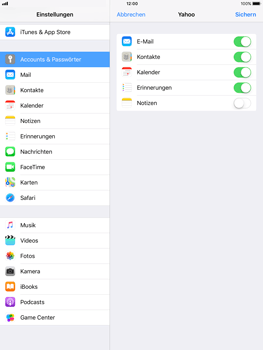 Apple iPad Pro 9.7 inch - E-Mail - Konto einrichten (yahoo) - 8 / 11