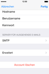 Apple iPhone 4 S - E-Mail - Konto einrichten - 20 / 26