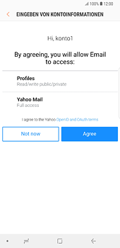 Samsung Galaxy S8 Plus - E-Mail - Konto einrichten (yahoo) - 8 / 11