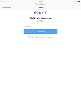 Apple iPad Mini 4 - E-Mail - Konto einrichten (yahoo) - 0 / 0