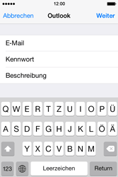 Apple iPhone 4 S - E-Mail - Konto einrichten (outlook) - 0 / 0