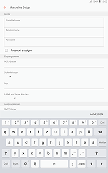 Samsung Galaxy Tab A 10.1 - E-Mail - Konto einrichten - 1 / 1