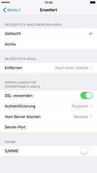 Apple iPhone 6 Plus - E-Mail - Konto einrichten - 0 / 0