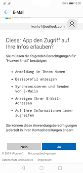Huawei P20 - E-Mail - Konto einrichten (outlook) - 9 / 12