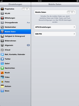 Apple iPad 2 - Internet - Manuelle Konfiguration - 2 / 2