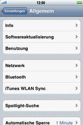 Apple iPhone 3GS - MMS - Manuelle Konfiguration - 4 / 12