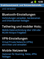 Samsung Galaxy Y - Internet - Apn-Einstellungen - 5 / 17