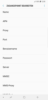 Samsung Galaxy S8 Plus - Internet - Apn-Einstellungen - 2 / 2