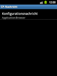 Samsung Galaxy Y - Internet - Automatische Konfiguration - 7 / 12