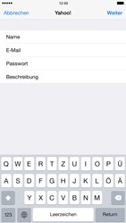 Apple iPhone 6 Plus - E-Mail - Konto einrichten (yahoo) - 1 / 1