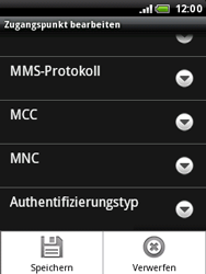 HTC Wildfire - Internet - Manuelle Konfiguration - 2 / 2