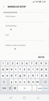 Samsung Galaxy S8 - E-Mail - Konto einrichten - 0 / 0