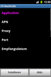 Samsung Galaxy Ace - Internet - Automatische Konfiguration - 8 / 11