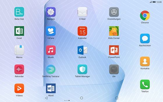 Huawei MediaPad T3 (10.0) LTE - E-Mail - Konto einrichten (outlook) - 3 / 11