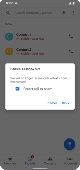 Block or unblock contact | Xfinity Mobile