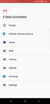 Samsung Galaxy S8 Plus - E-Mail - Konto einrichten (gmail) - 8 / 18