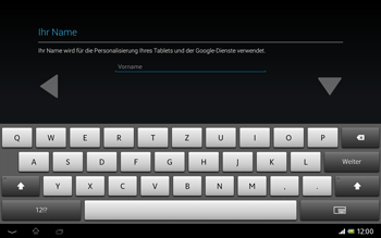 Sony Xperia Tablet Z LTE - Apps - Konto anlegen und einrichten - 5 / 27