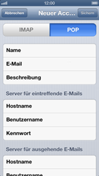 Apple iPhone 5 - E-Mail - Konto einrichten - 0 / 0