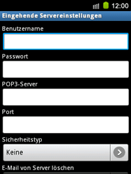 Samsung Galaxy Mini - E-Mail - Konto einrichten - 1 / 1