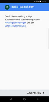 Samsung Galaxy S8 Plus - E-Mail - Konto einrichten (gmail) - 13 / 18