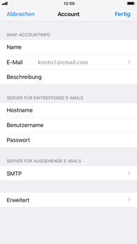 Apple iPhone 7 Plus - E-Mail - Konto einrichten - 23 / 30