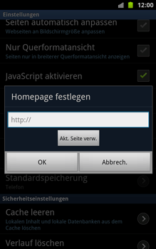Samsung Galaxy Note - Internet - Manuelle Konfiguration - 19 / 21