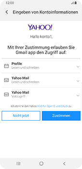 Samsung Galaxy S9 - E-Mail - Konto einrichten (yahoo) - 9 / 12