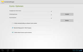 Asus Padfone - E-Mail - Konto einrichten - 1 / 1