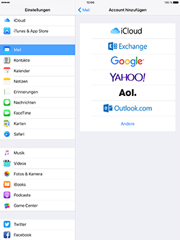 Apple iPad Mini 4 - E-Mail - Konto einrichten - 5 / 32