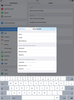 Apple iPad Pro 12.9 inch - E-Mail - Konto einrichten - 0 / 0