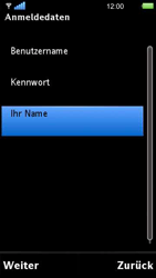 Sony Ericsson U5i Vivaz - E-Mail - Konto einrichten - 1 / 1