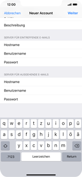 Apple iPhone XR - E-Mail - Konto einrichten - 14 / 30