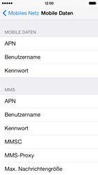 Apple iPhone 5c - Internet - Manuelle Konfiguration - 6 / 10