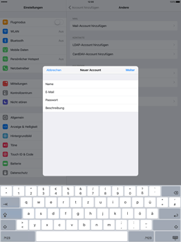 Apple iPad Pro 12.9 inch - E-Mail - Konto einrichten - 2 / 2