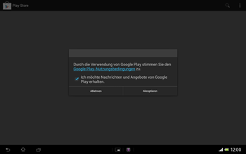 Sony Xperia Tablet Z LTE - Apps - Konto anlegen und einrichten - 25 / 27